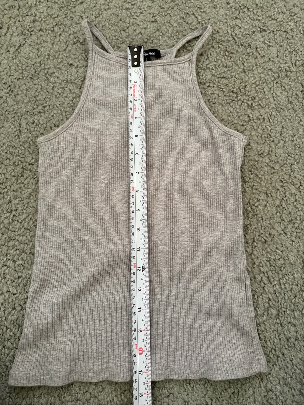 Ambiance Ribbed High-Neck Tank Top - Picture 5 of 5
